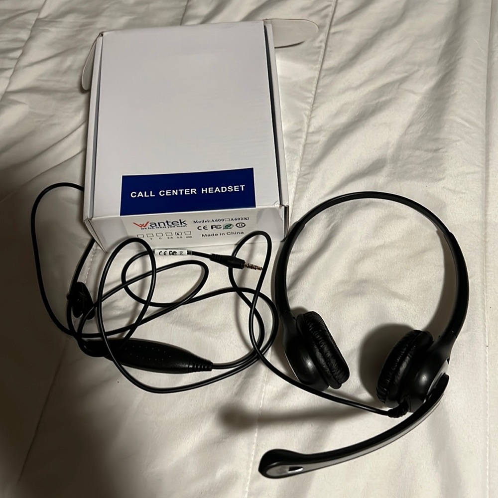 Call center headset